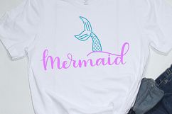 Mermaid SVG - Mermaid tail SVG file Product Image 2