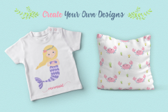 Cute Mermaids Illustration Set Product Image 3