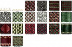 Gothic Christmas Digital Paper Product Image 4