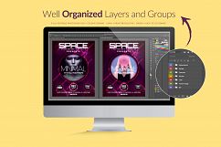 Space Minimal Flyer Template Product Image 3