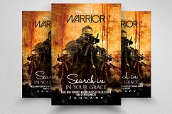 Warrior Flyer Template Product Image 1