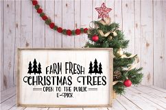 Christmas SVG Cut File - Christmas Trees SVG DXF PNG EPS JPG Product Image 2