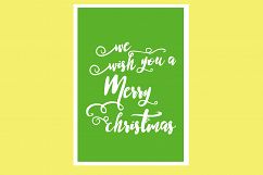 AA25-Christmas Greetings cards 6 Designs - SVG Bundle Product Image 6