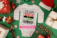 Dear Santa I was Framed SVG Product Image 2