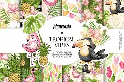 Tropical Digital Papers Product Image 1