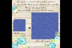 100 Seamless White Wedding Roses Pattern Digital Papers Product Image 3