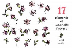 Pugs&amp;Magnolias 29 elements Product Image 3