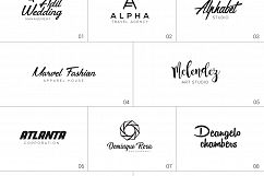 10 Minimal Logo Pack Product Image 2