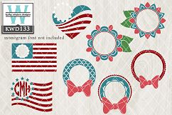 Monogram Frames SVG - Monogram Bundle Product Image 1