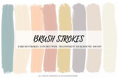 Brush Strokes, Digital Brush Strokes Product Image 1