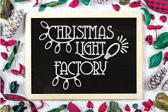 Christmas SVG Cut File - Christmas Light Factory SVG DXF PNG Product Image 3