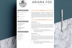 Creative Chic Resume Template Design Product Image 2