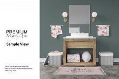 Bath &amp; Towels Mockup Set Product Image 6