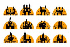 Halloween set of castles Product Image 2