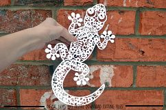 Lizard paper cut SVG / DXF / EPS files Product Image 2
