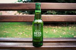 Beer Glass and Bottle Mock-up Bundle #1 Product Image 15
