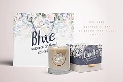 Blue - Floral Watercolor Collection Product Image 3