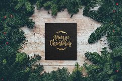 Merry Christmas SVG bundle quotes &amp; clipart  Product Image 6