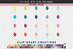 Balloons Clip Art - 100 Clip Art Graphics Product Image 1