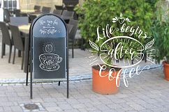 Set of Quotes for coffee. Lettering. Product Image 9