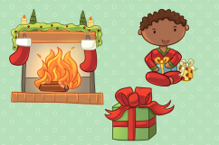 Christmas Morning Clip Art Collection Product Image 3