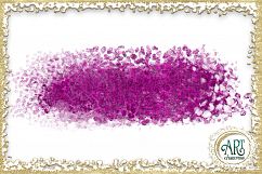 Brush Strokes in Purple Glitter - Digital Clipart 24 of beautiful PNG files Product Image 17