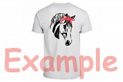Horse Head whit Bandana, cowboy western Farm 845S  Product Image 3