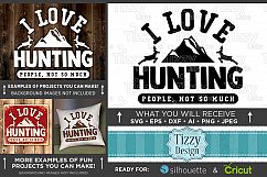 I Love Hunting - Deer HUNTING SVG Files - 839 Product Image 1