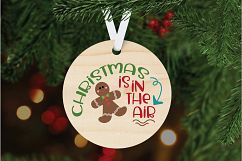 Christmas is in the Air SVG - Christmas SVG Cut File - DXF Product Image 6