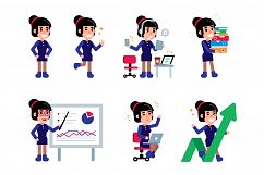 5 Vector Flat Characters Bundle Product Image 3