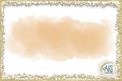 Apricot Peach Glitter Brush Strokes 24 PNG clipart Splashes  Product Image 5