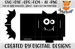Halloween Treat Bag Paper Cutting Template SVG Product Image 1