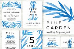 BLUE GARDEN - Wedding Templates Pack Product Image 1