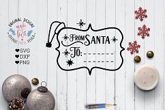North Pole Express Delivery / From Santa Christmas Cut Files Product Image 3