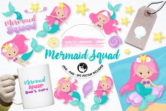 Mermaid squad graphics and illustrations Product Image 1