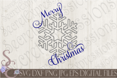Merry Christmas Snowflake Product Image 1
