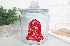 We Wish You A Merry Christmas - Christmas SVG Cut File - DXF Product Image 9