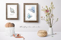 Watercolor butterflies 2 Product Image 7