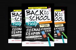 Back to School Party Flyer Product Image 2