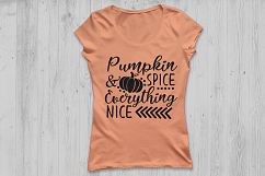 Pumpkin spice and everything nice SVG, Thanksgiving Svg. Product Image 2