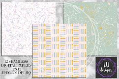 Abstract Paint Digital Paper Pack Product Image 3
