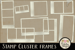 Stamp Frames - Stamp Cluster Frames Clipart Product Image 1