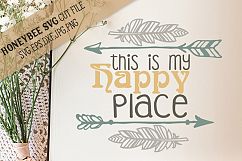 This Is My Happy Place SVG Cut File Product Image 1