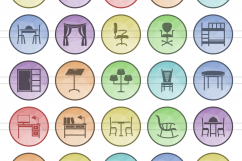 166 Objects Filled Low Poly Icons Product Image 2