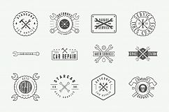 Mechanic and Car Repair Emblems Bundle Product Image 10
