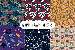 4 Panda Illustrations with 12 Hand Drawn Patterns  Product Image 4