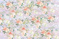 Pastel Flowers Digital Paper, Flower digital paper, Spring flowers digital, Flowers pattern, Custom flower background, Vintage flowers paper Product Image 7