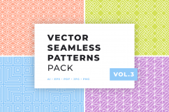 Vector Seamless Patterns Pack Vol.3 Product Image 1