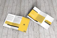 8.5 x 14 Z-Fold Brochure Mockups Product Image 2