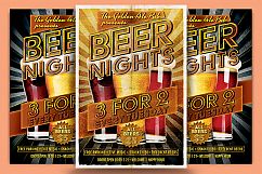 Beer Nights Flyer Template Product Image 1
